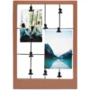 Farmlyn Creek Wall Mounted Brown Picture Frame Wood Photo Frame With Clips (15.7 X 11.4 X 0.59 In)