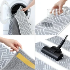 SussexHome Floral Design Cotton Anti-Slip Stair Treads, 9” X 28“ -Home Decor Shop GUEST eed3730e a6d1 4597 a6e7 4c691e6bbfdd