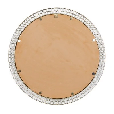 Contemporary Metal Wall Mirror Gold - Olivia & May 3 Contemporary Metal Wall Mirror Gold - Olivia & May - Image 3
