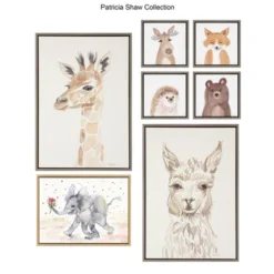23" X 33" Sylvie Watercolor Alpaca Framed Canvas Wall Art By Patricia Shaw Gray - Kate And Laurel 9 23" X 33" Sylvie Watercolor Alpaca Framed Canvas Wall Art By Patricia Shaw Gray - Kate And Laurel -Home Decor Shop GUEST f0de0c94 b4ea 4670 947c 81d66518631a