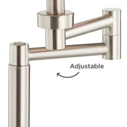 360 Lighting Camber Modern Desk Table Lamp 29" Tall Brushed Steel With USB And AC Power Outlet In Base Swing Arm Linen Shade For Bedroom Living Room 13 360 Lighting Camber Modern Desk Table Lamp 29" Tall Brushed Steel With USB And AC Power Outlet In Base Swing Arm Linen Shade For Bedroom Living Room -Home Decor Shop GUEST f1eae3c4 e0cf 4b3c 9675 26f878e9f512