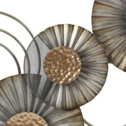 LuxenHome 47" W Distressed Metal Modern Flower Wall Decor 12 LuxenHome 47" W Distressed Metal Modern Flower Wall Decor -Home Decor Shop GUEST f3c7a62a 86c8 45d5 b4a3 eeacf310b5cc