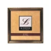 Lawrence Frames Antique Brass 5x5 Picture Frame - Bead Border Design 11455