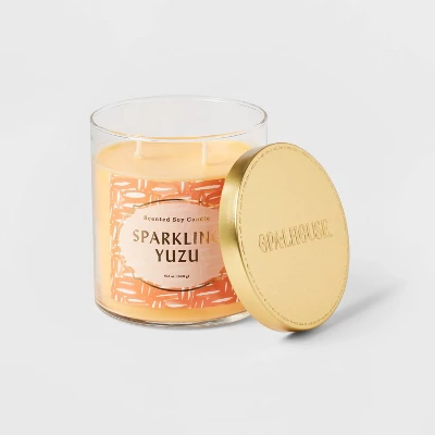 Lidded Glass Jar Candle Sparkling Yuzu - Opalhouse™ 2 Lidded Glass Jar Candle Sparkling Yuzu - Opalhouse™ - Image 2