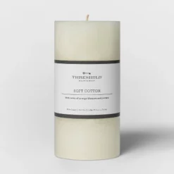 Pillar Candle Soft Cotton White - Threshold™ -Home Decor Shop GUEST f4713196 2100 4643 9a46 22b33129a00c