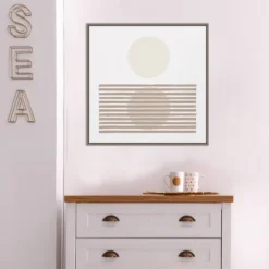 22" X 22" Reflection I Neutral By Moira Hershey Framed Canvas Wall Art Gray Wash - Amanti Art -Home Decor Shop GUEST f55dd0f9 1341 4e22 b843 b9068a85bb79