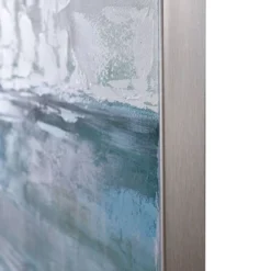 Aqua Horizon Hand Painted Framed Canvas Blue - StyleCraft -Home Decor Shop GUEST f6458ba0 642d 4d1a ab03 9898c4b6f55f