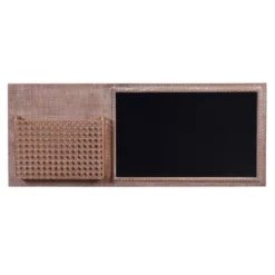 Multi-Functional Wall Memo Board With Chalkboard And File Rack Storage Brown - StyleCraft -Home Decor Shop GUEST f6a0779e 7e5d 44db 8208 ab0a937ec667