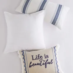 Riella Life Is Beautiful Decorative Pillow - Levtex Home