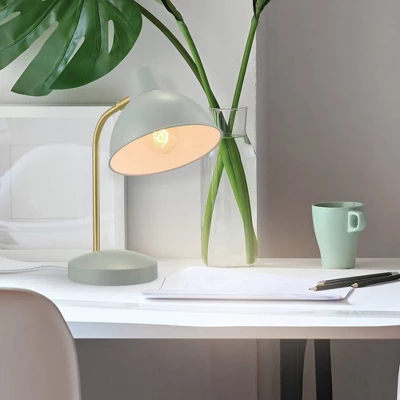 15" Willow Desk Lamp With Pivoting Shade Matte Green - Globe Electric 1 15" Willow Desk Lamp With Pivoting Shade Matte Green - Globe Electric