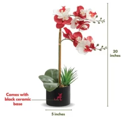 Forever Leaf Alabama State Faux Orchid, Indoor Artificial Plant For Home Decor -Home Decor Shop GUEST f906d194 fb84 41ec 9d61 76ec49d154f5
