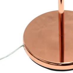 Swing Arm Floor Lamp With Glass Cylindrical Shade Rose Gold - Lalia Home -Home Decor Shop GUEST f9473aec e699 4006 a5bf 233c904c1fab