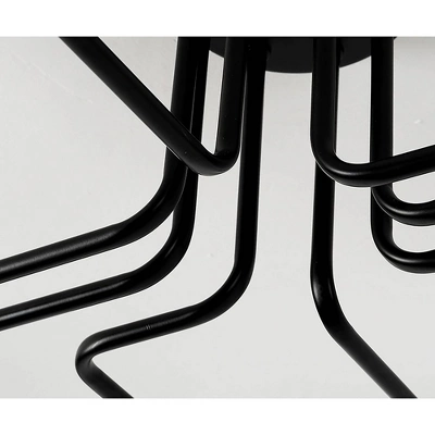 13" X 26" X 9" 8-Light Electodyte Pendant Black - Warehouse Of Tiffany 2 13" X 26" X 9" 8-Light Electodyte Pendant Black - Warehouse Of Tiffany - Image 2