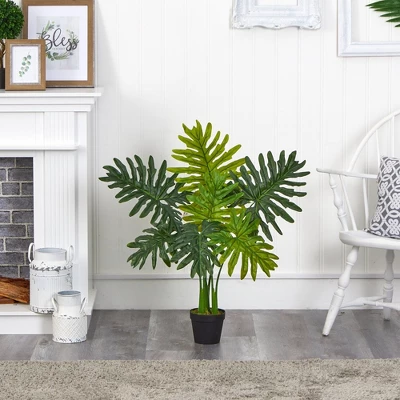 Nearly Natural 3-ft Philodendron Artificial Plant (Real Touch) 3 Nearly Natural 3-ft Philodendron Artificial Plant (Real Touch) - Image 3