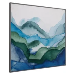 35" X 35" Emerald Quartz A By GI Artlab Framed Wall Art Canvas - Fine Art Canvas -Home Decor Shop GUEST fad2de64 1a0c 48fe 9fe3 c57fea71d0b6