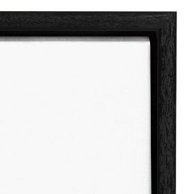 30" X 22" Sernea By Ritikia Gandhi Framed Canvas Wall Art Black - Amanti Art 2 30" X 22" Sernea By Ritikia Gandhi Framed Canvas Wall Art Black - Amanti Art - Image 2
