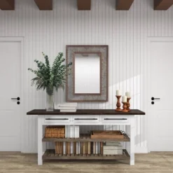 Set Of 3 Rustic Pillar Candle Holder - Olivia & May -Home Decor Shop GUEST fc915308 8c56 4b52 8f12 c0207f73a70a