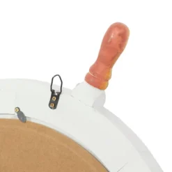 Wood Sail Boat Ship Wheel Wall Mirror With Netting Accent White - Olivia & May 38 Wood Sail Boat Ship Wheel Wall Mirror With Netting Accent White - Olivia & May -Home Decor Shop GUEST fcb6878e d9a6 4107 86ec 900a93cff3dc