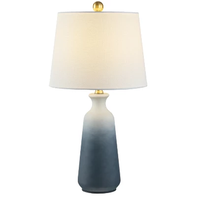 Narem Table Lamp - White/Blue - Safavieh 2 Narem Table Lamp - White/Blue - Safavieh - Image 2
