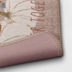 1'8"x2'10" Washable 'Better Together' Accent Rug Tan - Threshold™ -Home Decor Shop GUEST fd546fae 3585 4bd6 ab76 c512fcd7f90f