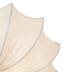 Possini Euro Design Planetarium Modern Ceiling Light Flush Mount Fixture 21" Wide Chrome 3-Light Ivory Fabric Scalloped Bowl For Bedroom Living Room -Home Decor Shop GUEST fd8076fb ba15 40d9 afa8 c61ce1a5f194