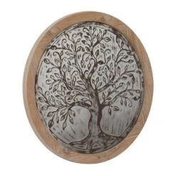 Wooden Tree Embossed Wall Decor Brown - Olivia & May -Home Decor Shop GUEST ff1eace4 caab 40b9 93f6 cdfc45055b83